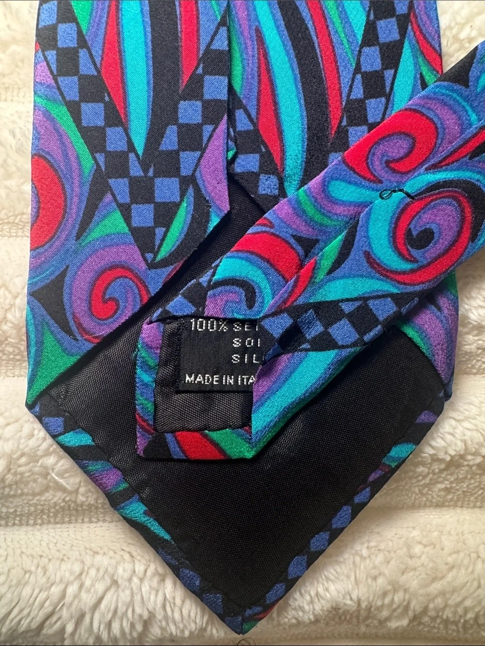 MISSONI Colorful Silk Tie (formal, preppy, business)